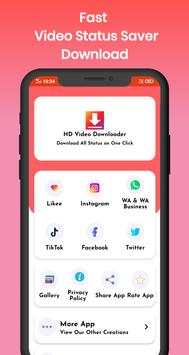 Vmate video Downloader 2020:Fast Video Downloader screenshot 1