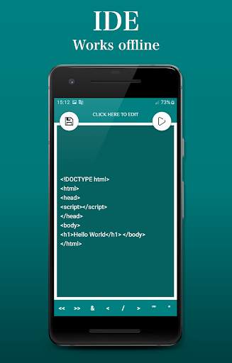 Dev Pocket-Offline Compiler an screenshot 1