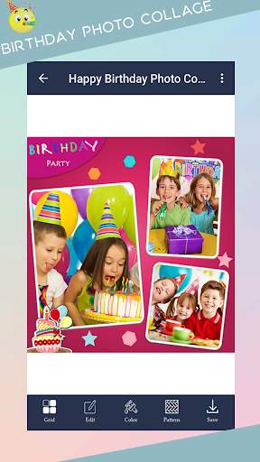 Happy Birthday Collage Frames screenshot 1