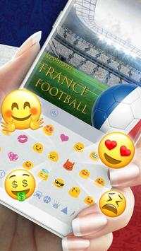 Perancis Sepak bola Keyboard screenshot 3