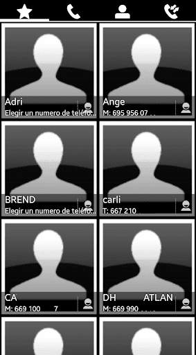 THEME SWIPE DIALER BIG BLACK screenshot 3