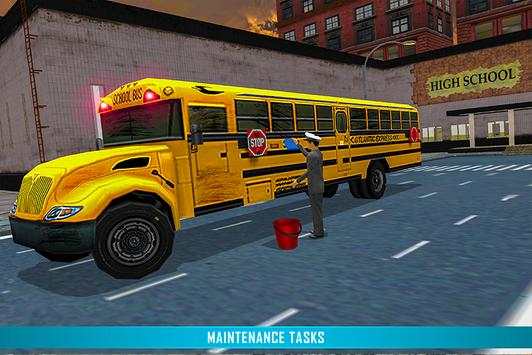 Virtual High School Bus Driver Simulator screenshot 4