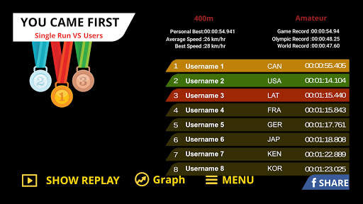 Live Running Simulator - GPS competition tracker screenshot 5