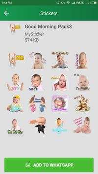 Good Morning Stickers For Whatsapp screenshot 5