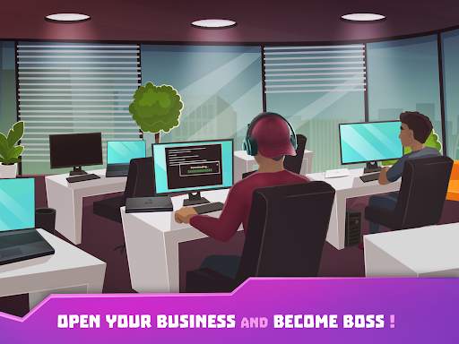 Hacker or Dev Tycoon? Tap Sim screenshot 9