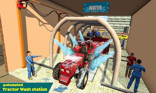 Tractor Wash Service -Tractor Parking Simulator 19 screenshot 14