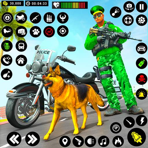 Army Vehicle Chase Car Games screenshot 1