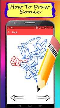 How to Draw Sonic Fans screenshot 4