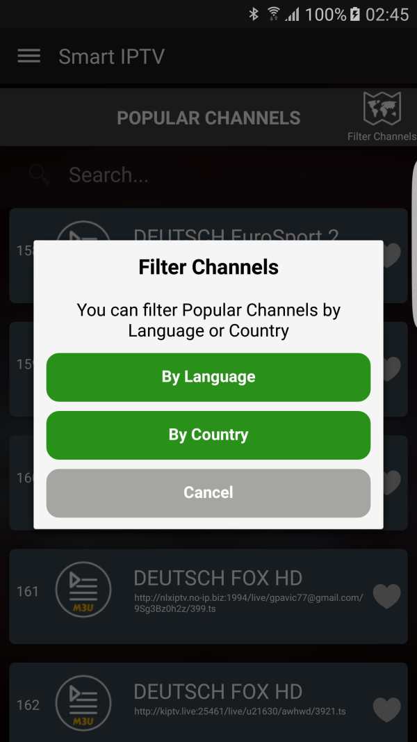 Live IP TV - M3U Stream Player screenshot 4