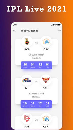 Live cricket score – IPL 2021 screenshot 4
