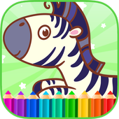 Zebra Games Coloring Books icon