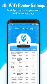 All WiFi Router Settings 5 تصوير الشاشة