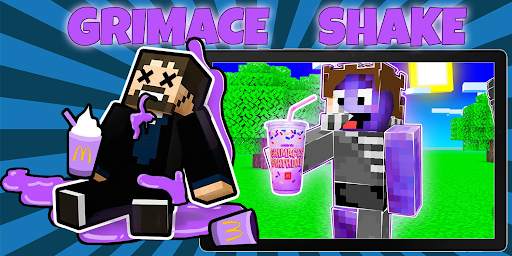Grimace Shake Mod Minecraft screenshot 2