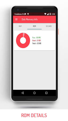 Disk Memory Info (RAM, ROM & Memory Card Status) screenshot 3