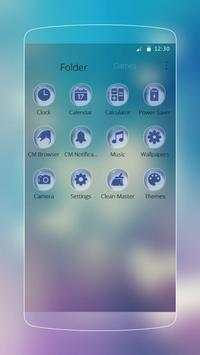 Blue Heart Sky Theme screenshot 3