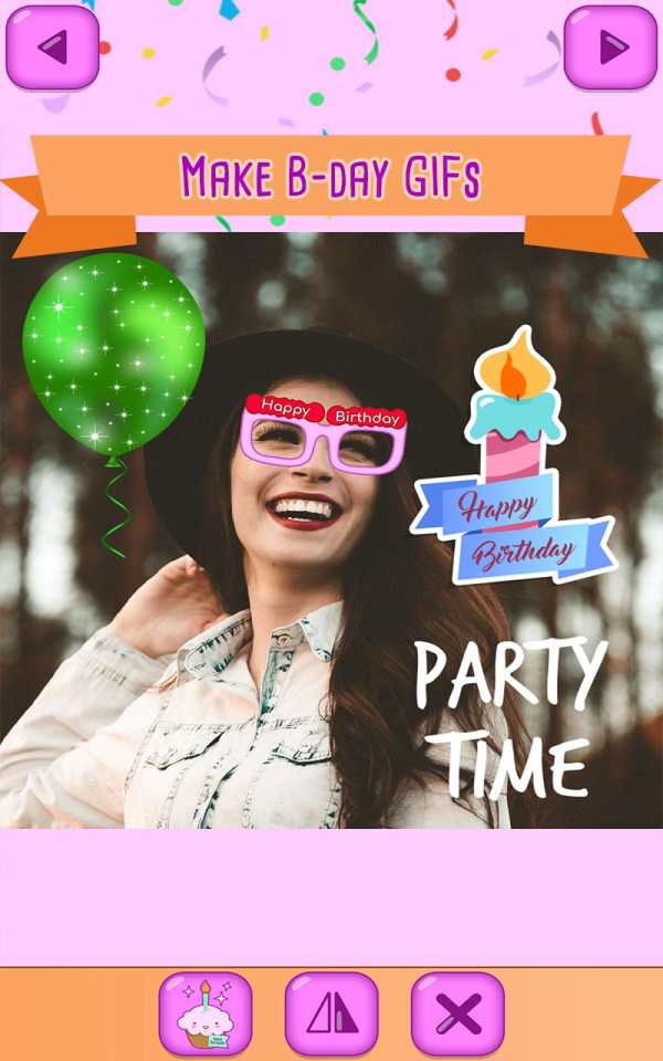 Birthday Photo Animation Maker screenshot 6