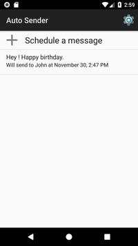 Auto Sender screenshot 1