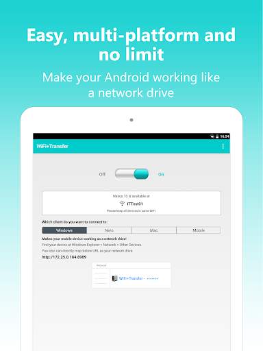 WiFi Transfer | Sync files & free space screenshot 4
