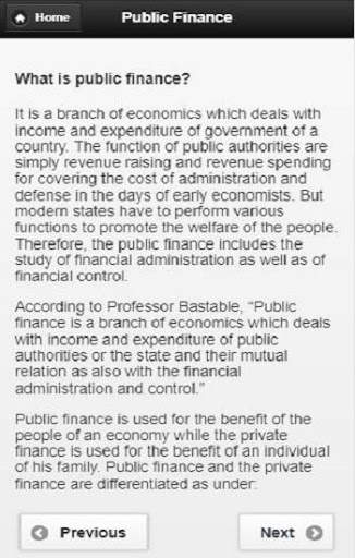 Public finance management скриншот 2