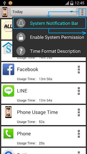 Phone Usage Time स्क्रीनशॉट 2