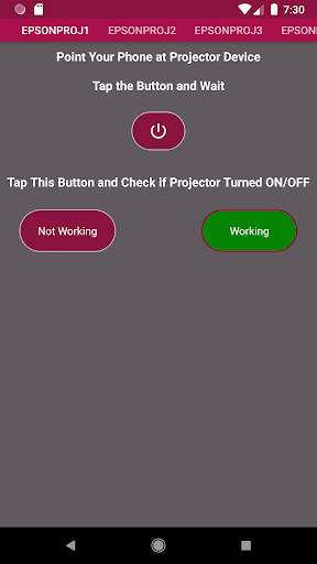 Universal Projector Remote Control screenshot 4