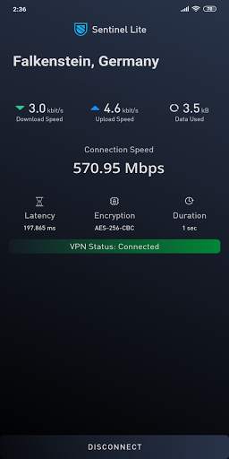 Sentinel Free Decentralized VPN (dVPN) screenshot 7