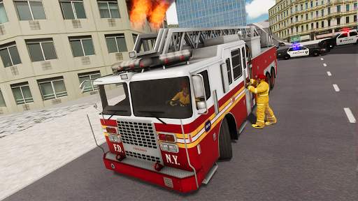 Fire Truck Driving Simulator screenshot 6
