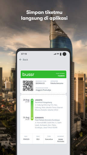 Bussr - Aplikasi Pemesanan Tiket Bus di Indonesia screenshot 3
