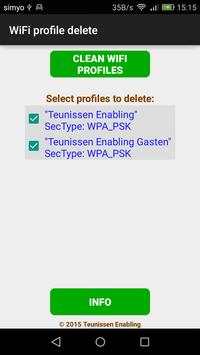 WiFi profile delete screenshot 1