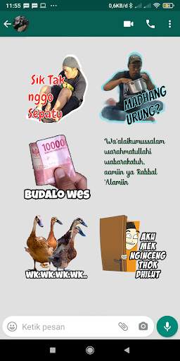 Stiker WA Perang Gambar Lucu Meme WAStickerApps screenshot 2