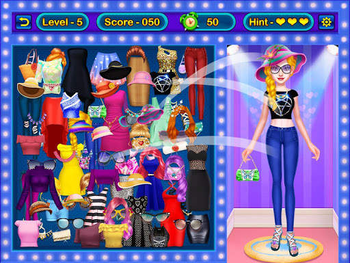Beauty Girl Makeup and Dressup Puzzle screenshot 2