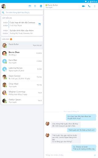 Skype for Business for Android screenshot 3