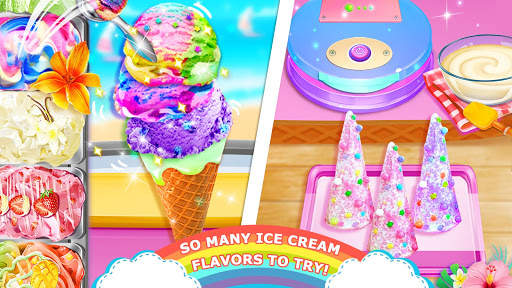 Unicorn Chef: Summer Ice Foods - Cooking Games screenshot 4