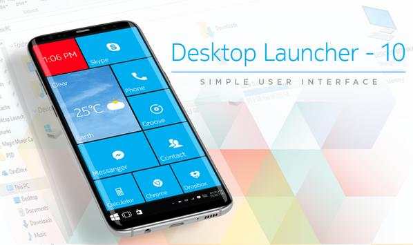 Win 10 Theme for Computer launcher screenshot 1