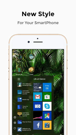 Green Nature Theme For Computer Launcher screenshot 2