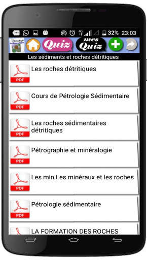 Cours de Pétrologie sédimentaire screenshot 2