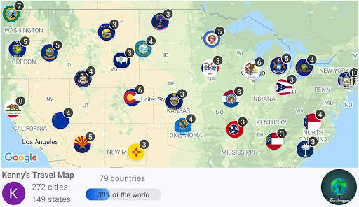 Travel Mapper: Where I've Been screenshot 20