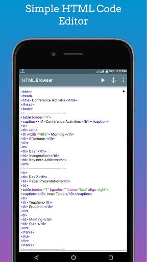 HTML Browser screenshot 1