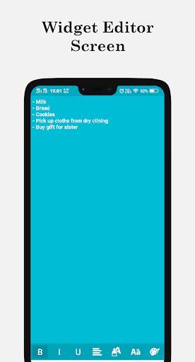 A Simple Sticky Note   Widget screenshot 2