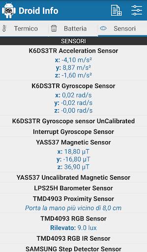 Droid Hardware Info screenshot 8