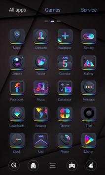 After Dark GO Launcher Theme screenshot 5