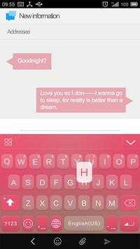 Valentine Love theme Keyboard screenshot 1