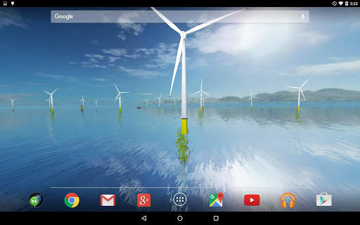 Coastal Wind Farm 3D Live Wallpaper screenshot 5