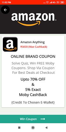 Moby Cashback स्क्रीनशॉट 3