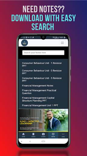 BBA/MBA/BCom Study App - Notes screenshot 4