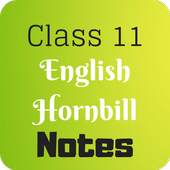 📓Class 11 English Hornbill Notes📓 1.1