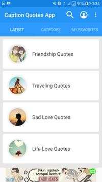 Caption Quotes App 3 تصوير الشاشة