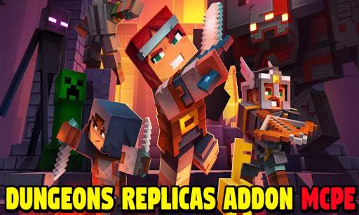 Addon Dungeons Replicas for Minecraft PE screenshot 2