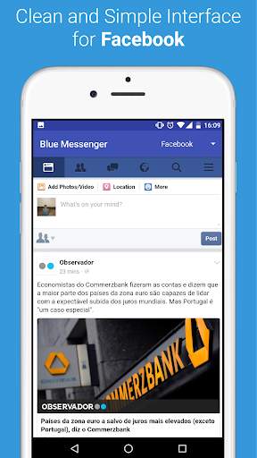 Blue Messenger screenshot 2