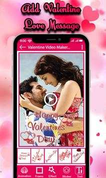 Valentine Day Photo Video Maker with Music 2019 screenshot 6